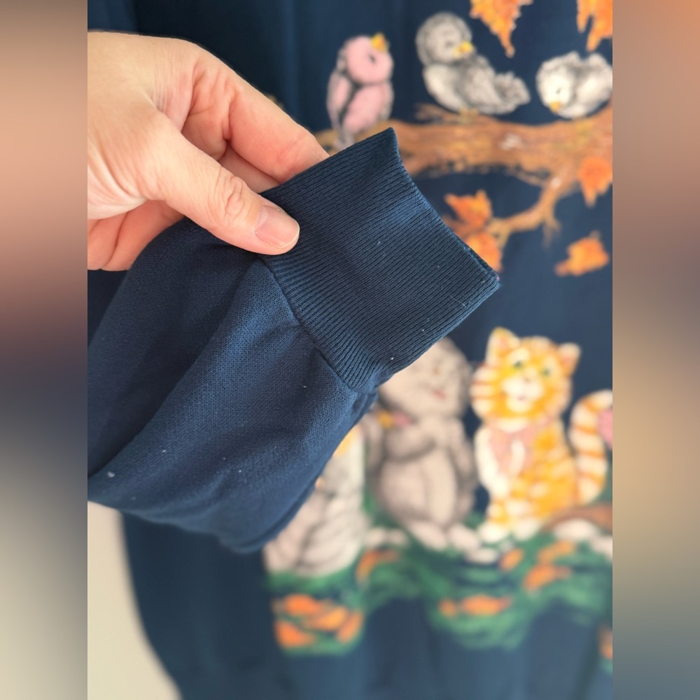 Vtg Basic Editions Mock Neck Pullover Long Sleeve… - image 5